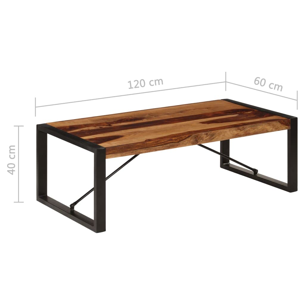 Solid Sheesham Wood Coffee Table I490