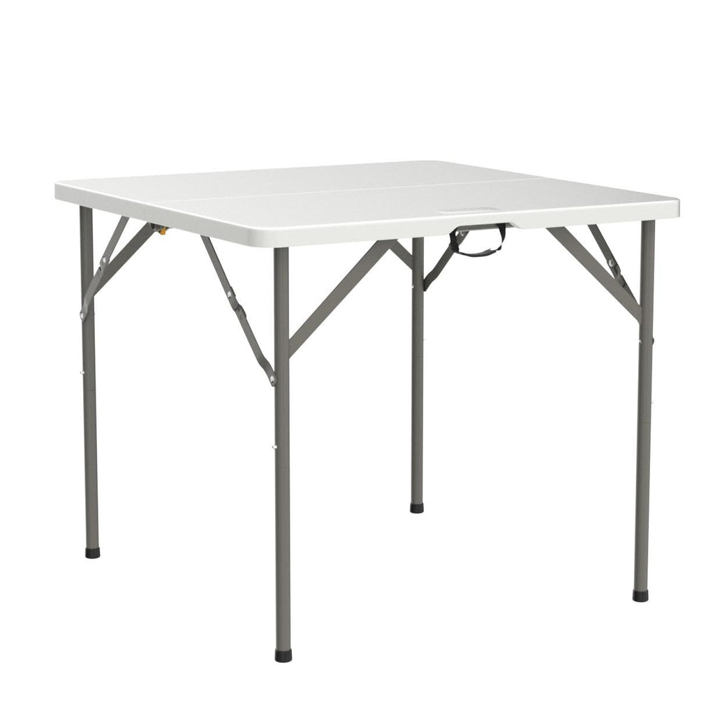White Bi-Folding Portable Plastic Table E88746