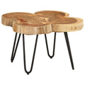 Sheesham Wood Coffee Table with Iron Frame F796754