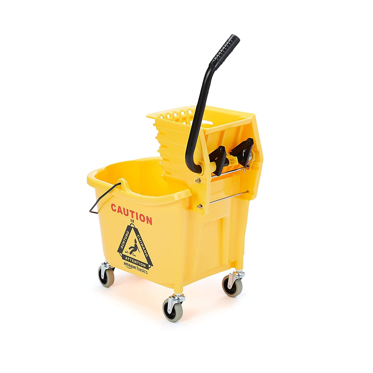 Yellow 35-Quart Mop Bucket on Wheels G423096