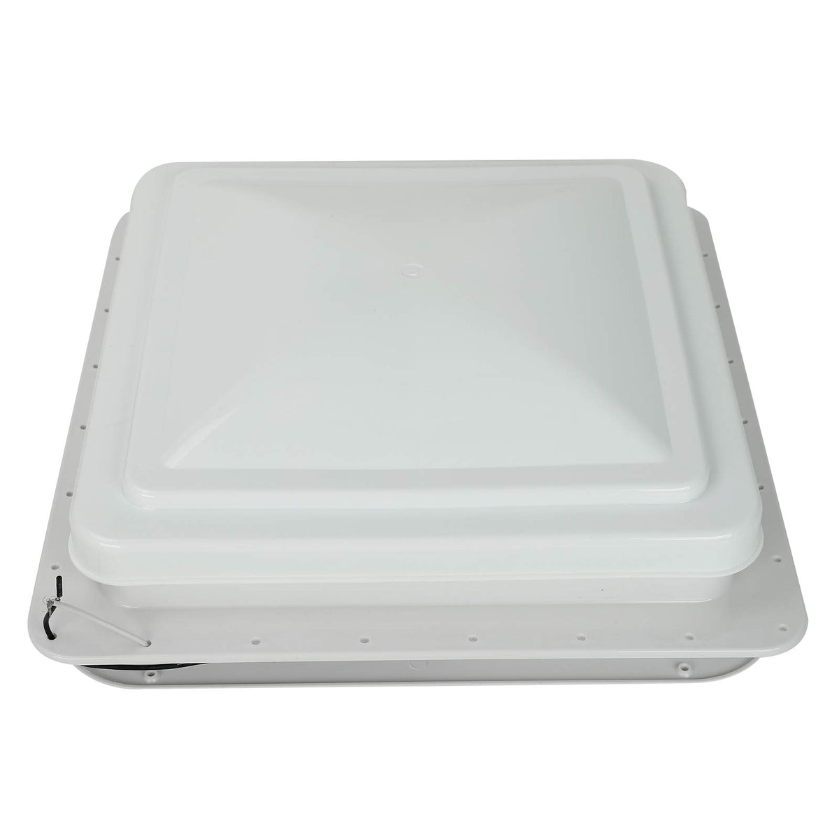 14" RV Roof Vent with 12V Fan White Lid T666222