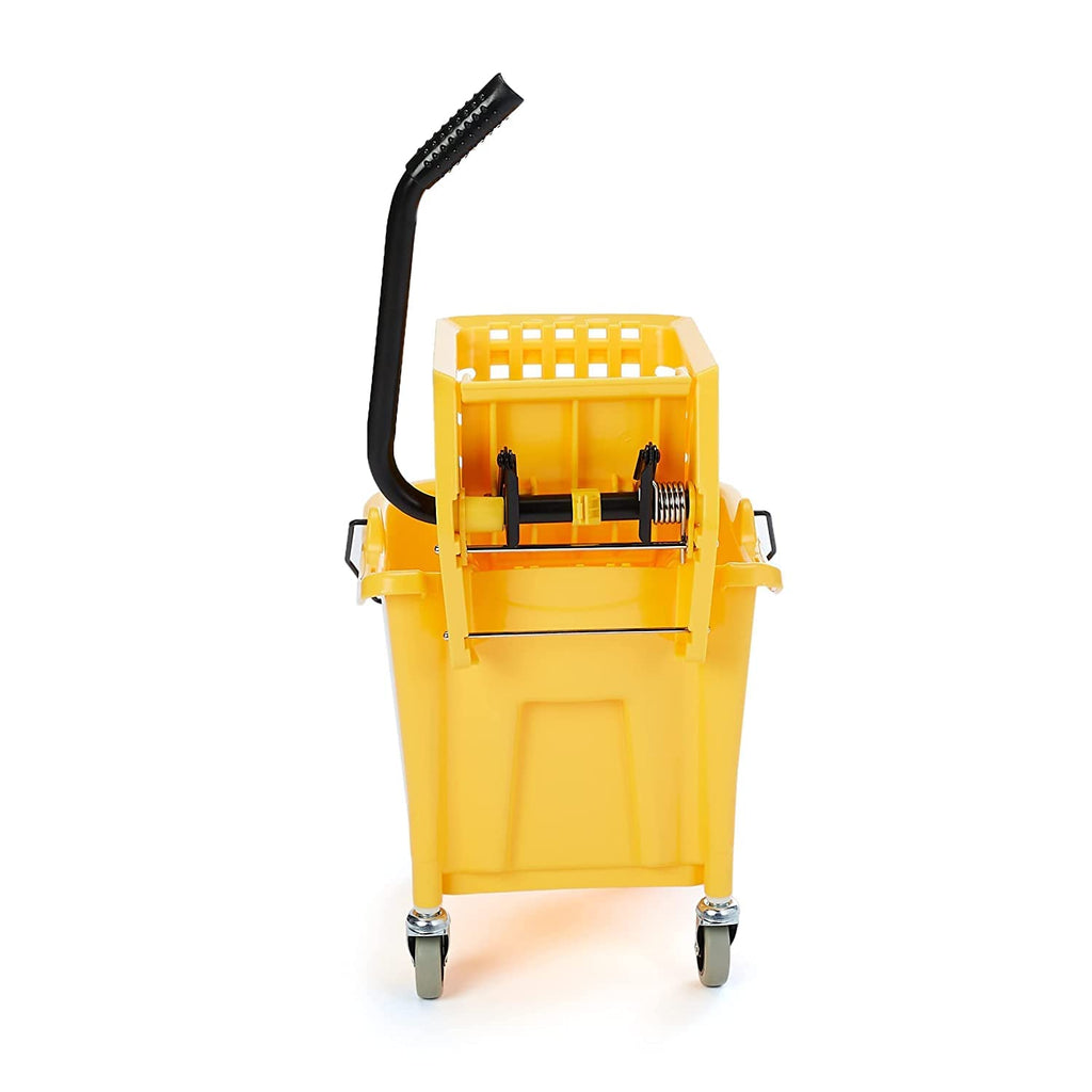 Yellow 35-Quart Mop Bucket on Wheels G423096