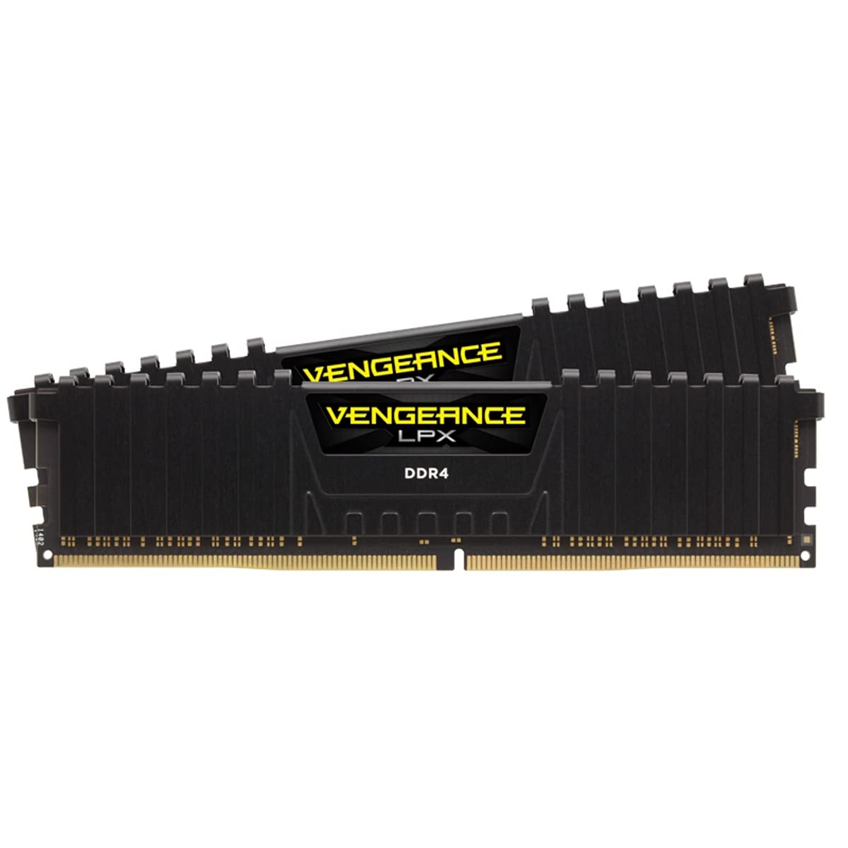 Black DDR4 RAM 16GB (2x8GB) 3200MHz Desktop Memory U838