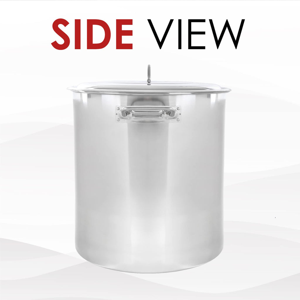 40 QT Stainless Steel Stock Pot + 12" Propane Outdoor Burner T97548