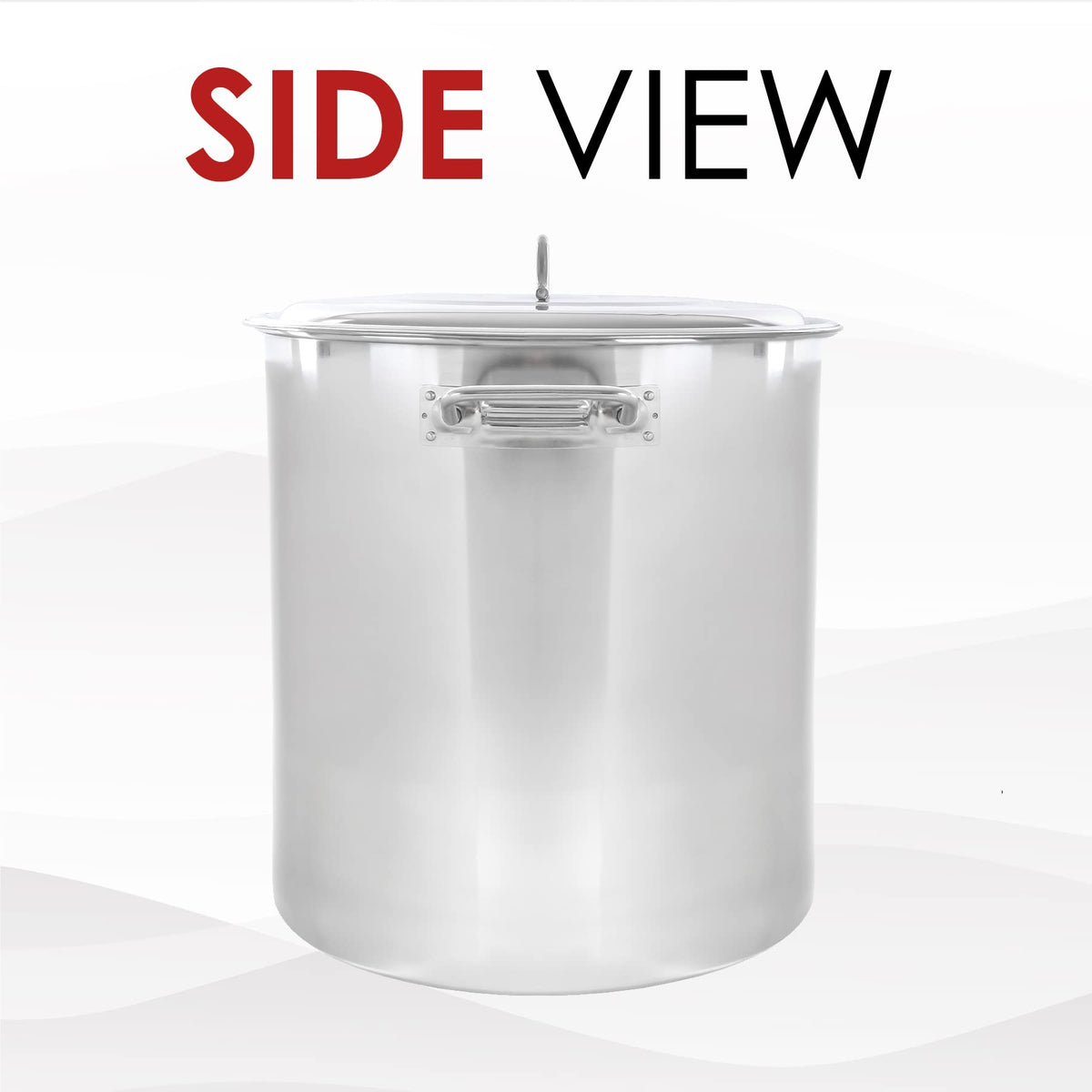 40 QT Stainless Steel Stock Pot + 12" Propane Outdoor Burner T97548