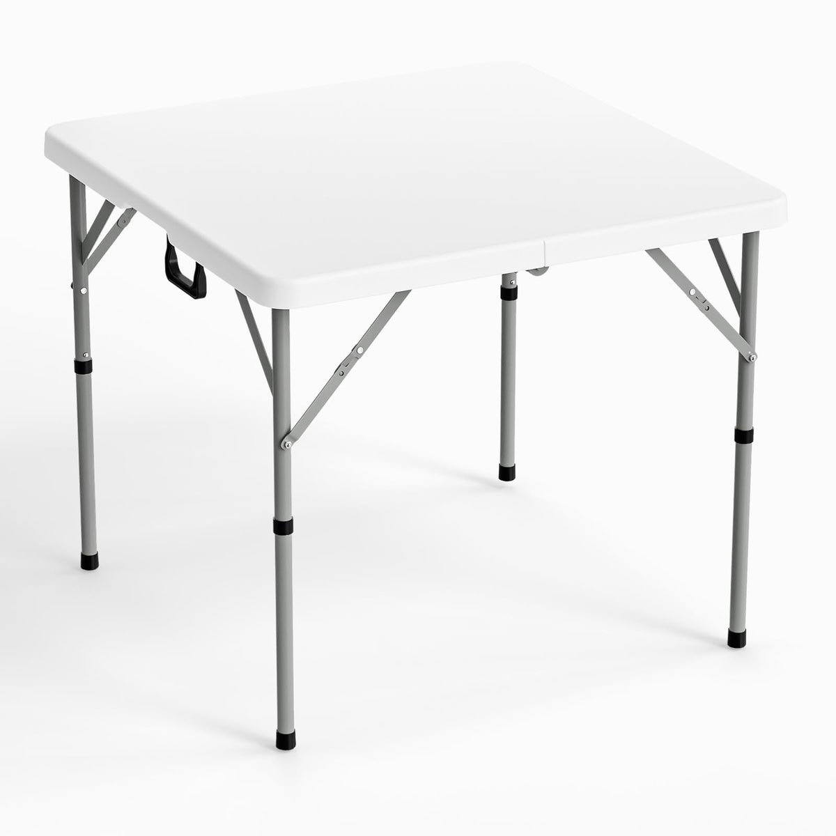 White Bi-Folding Portable Plastic Table E88746