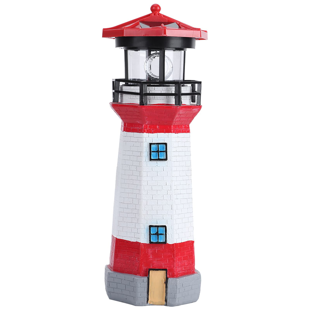 Solar Powered Rotating LED Lighthouse Z234