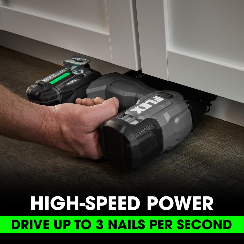 24V Brushless Cordless 23-Gauge Pin Nailer Kit with 2.5Ah Battery V843102