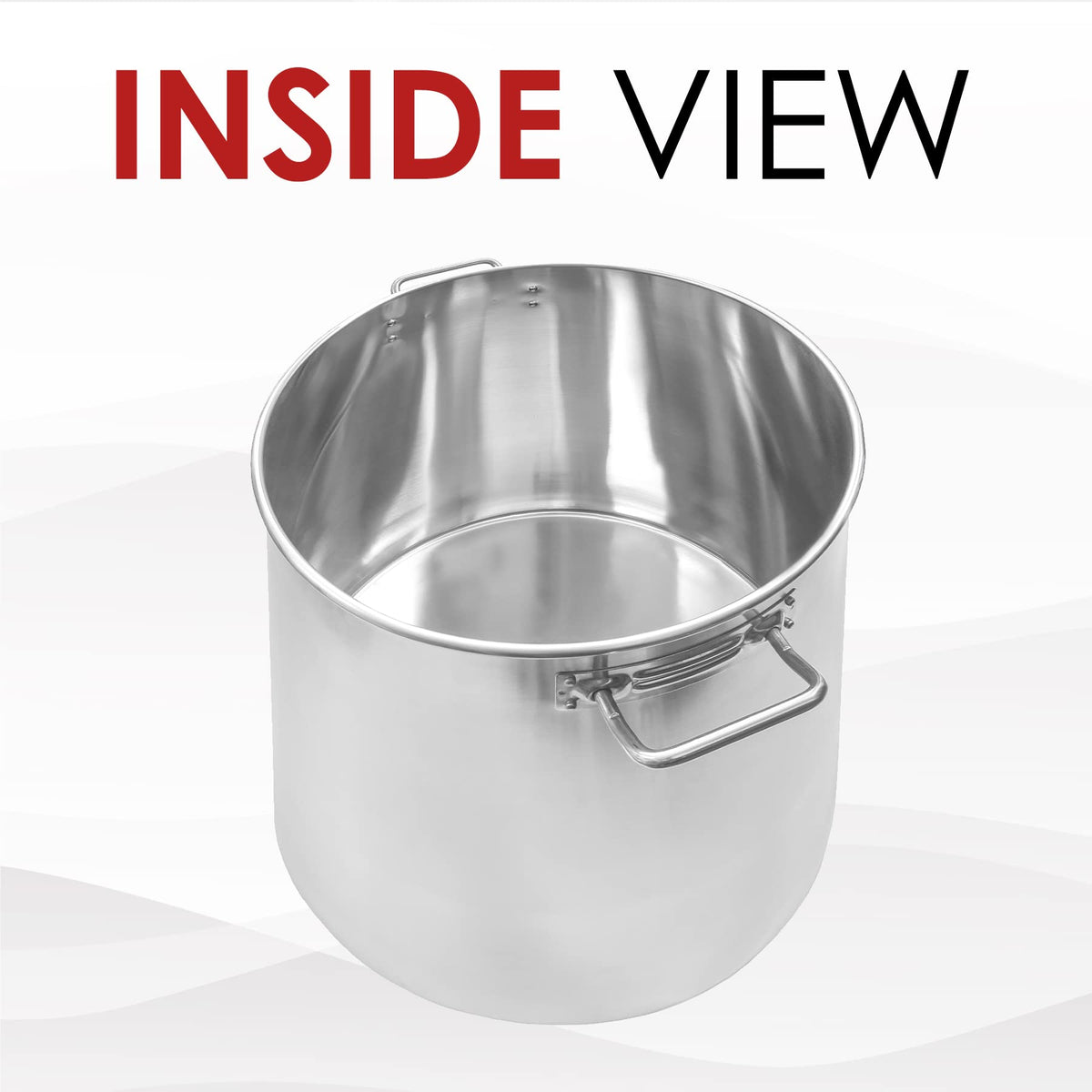 40 QT Stainless Steel Stock Pot + 12" Propane Outdoor Burner T97548