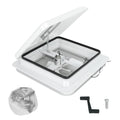 14" RV Roof Vent with 12V Fan White Lid T666222