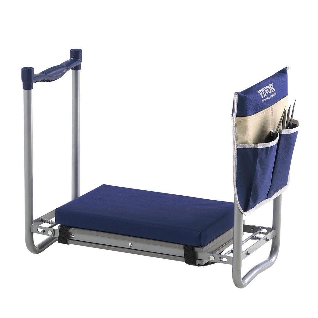 Folding Garden Kneeler and Seat with Tool Bags L19016