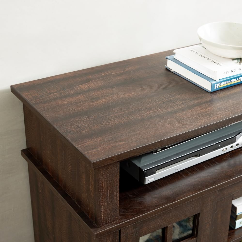Espresso TV Stand with Storage M96681