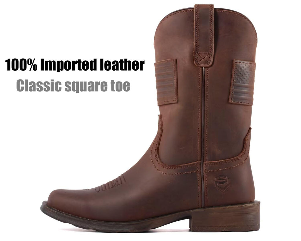 Western Cowboy Boots Square Toe Z622493