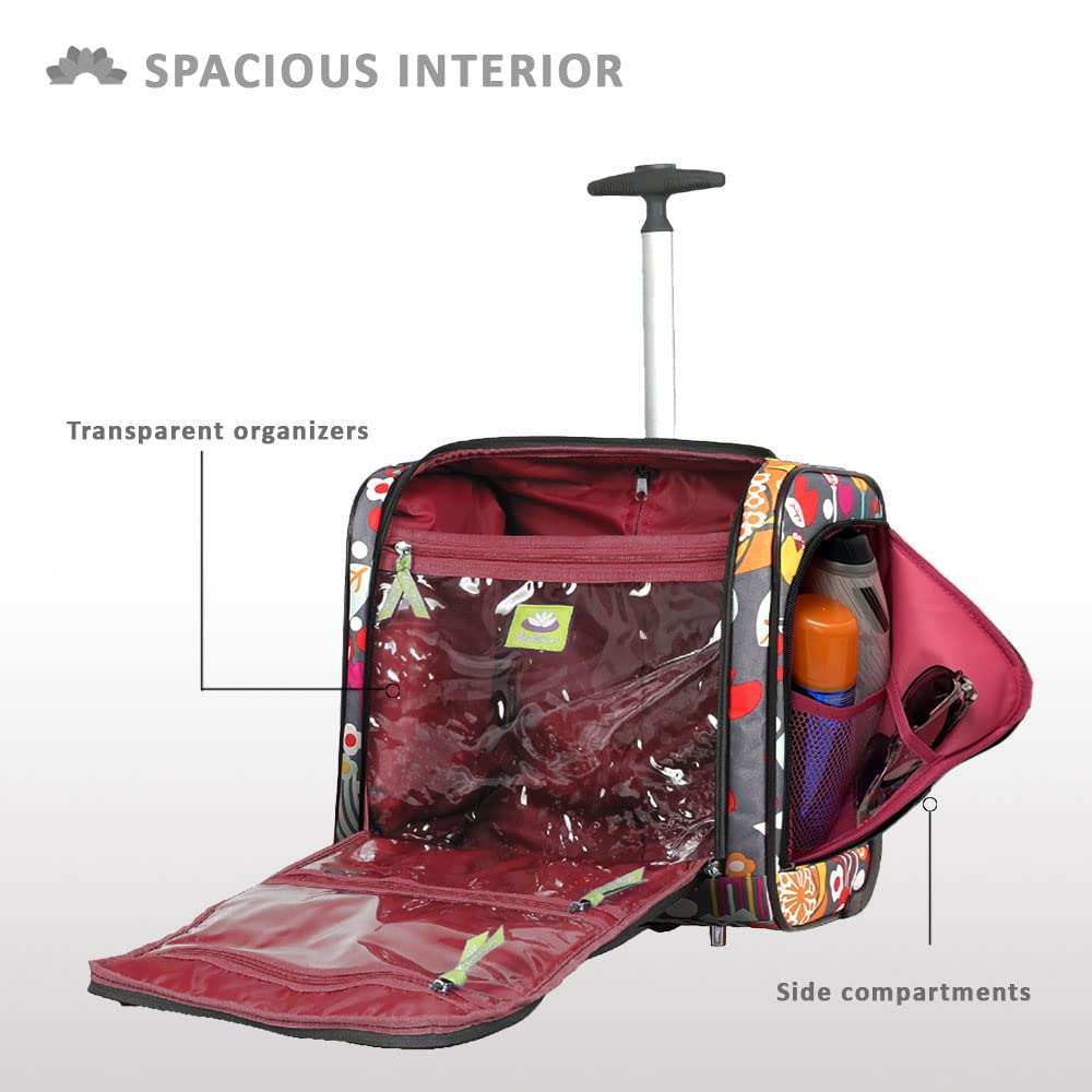 15 Inch Carry On Rolling Wheels Suitcase S756939