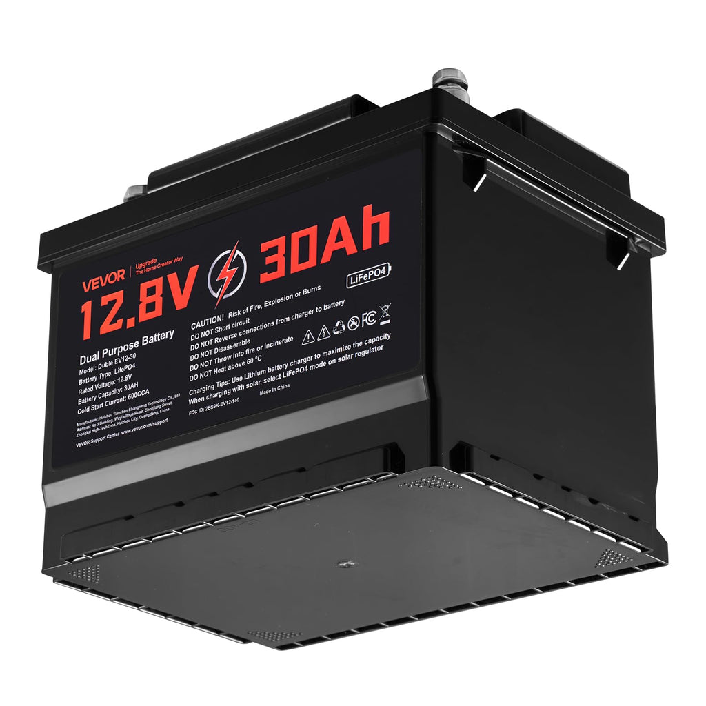 12V 30Ah LiFePO4 Dual Purpose Battery X8409