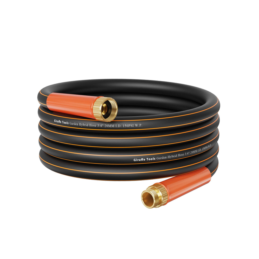 Garden Hose 25ft x 3/4" Heavy Duty Hybrid Lightweight T3544