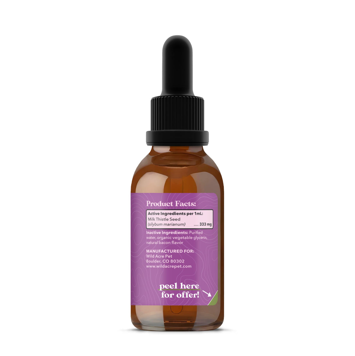 Milk Thistle for Dogs Liver Support 2 oz Z116