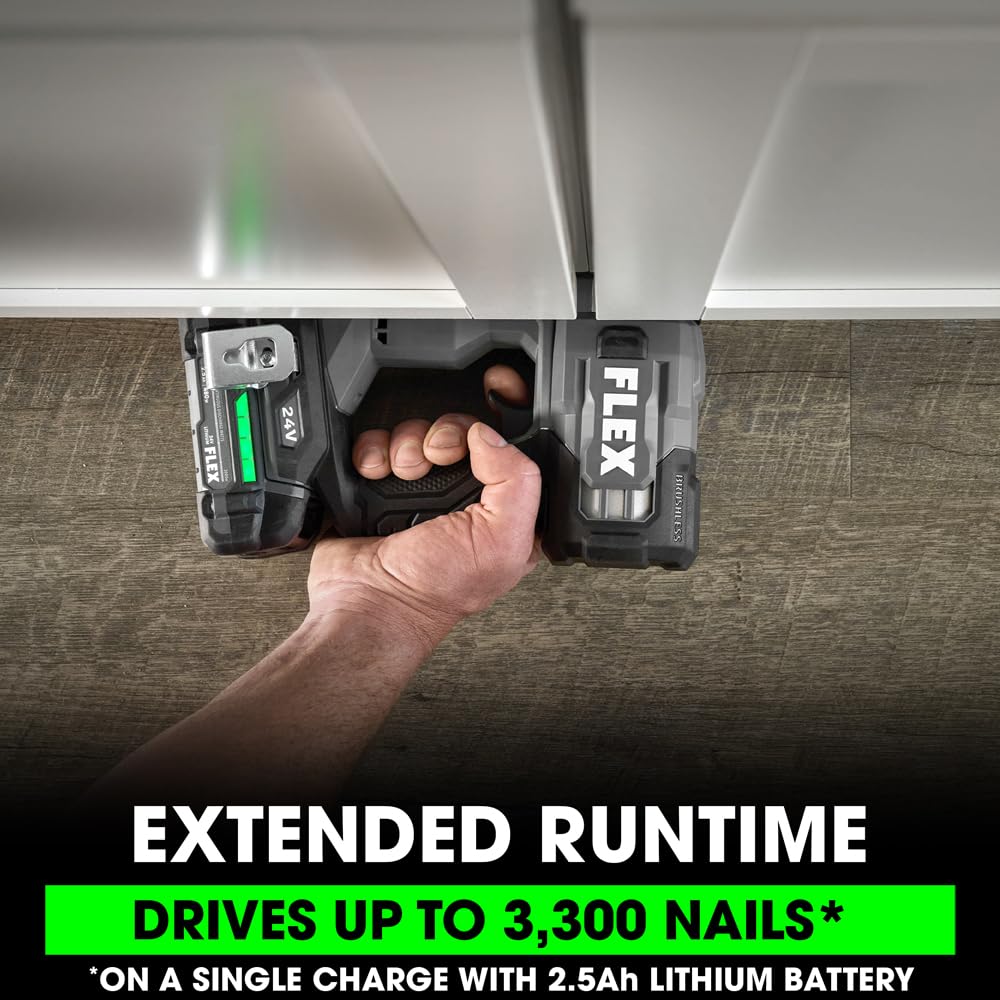 24V Brushless Cordless 23-Gauge Pin Nailer Kit with 2.5Ah Battery V843102
