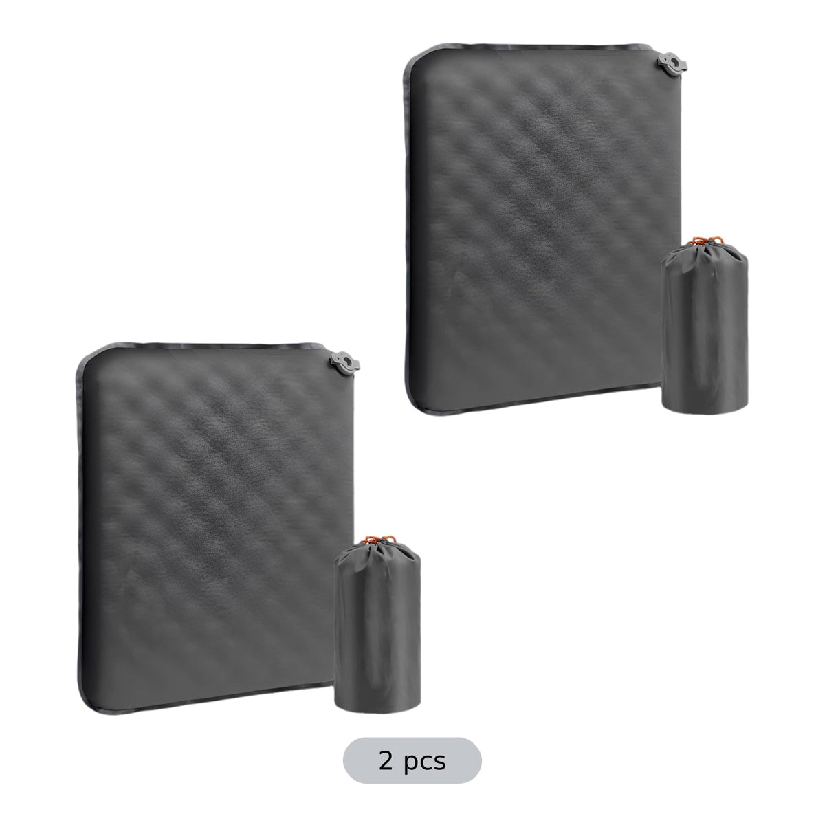 2 Pcs Inflatable Seat Cushion, Lightweight Nylon TPU, 16.9 x 13 in T102