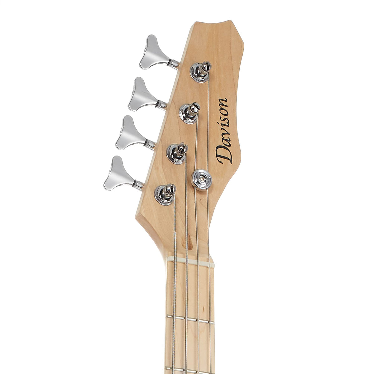 Full Size 4 String Right Handed Electric Bass Guitar with 15-Watt Amp O917