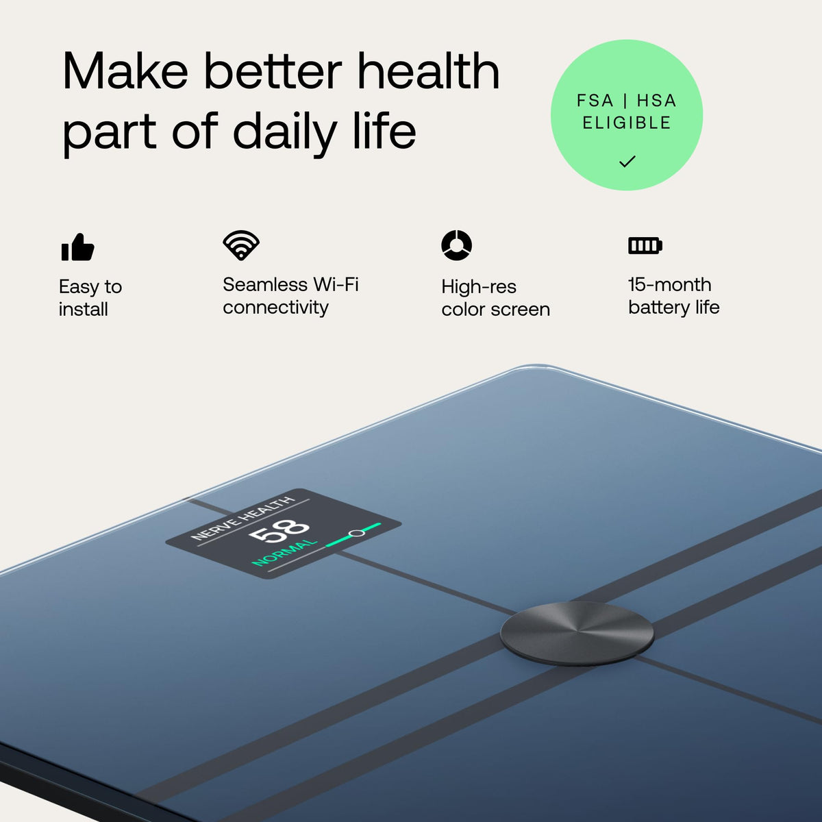 Wi-Fi Bluetooth Body Weight Scale D735