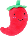 Red Squeaky Plush Dog Toys R45449