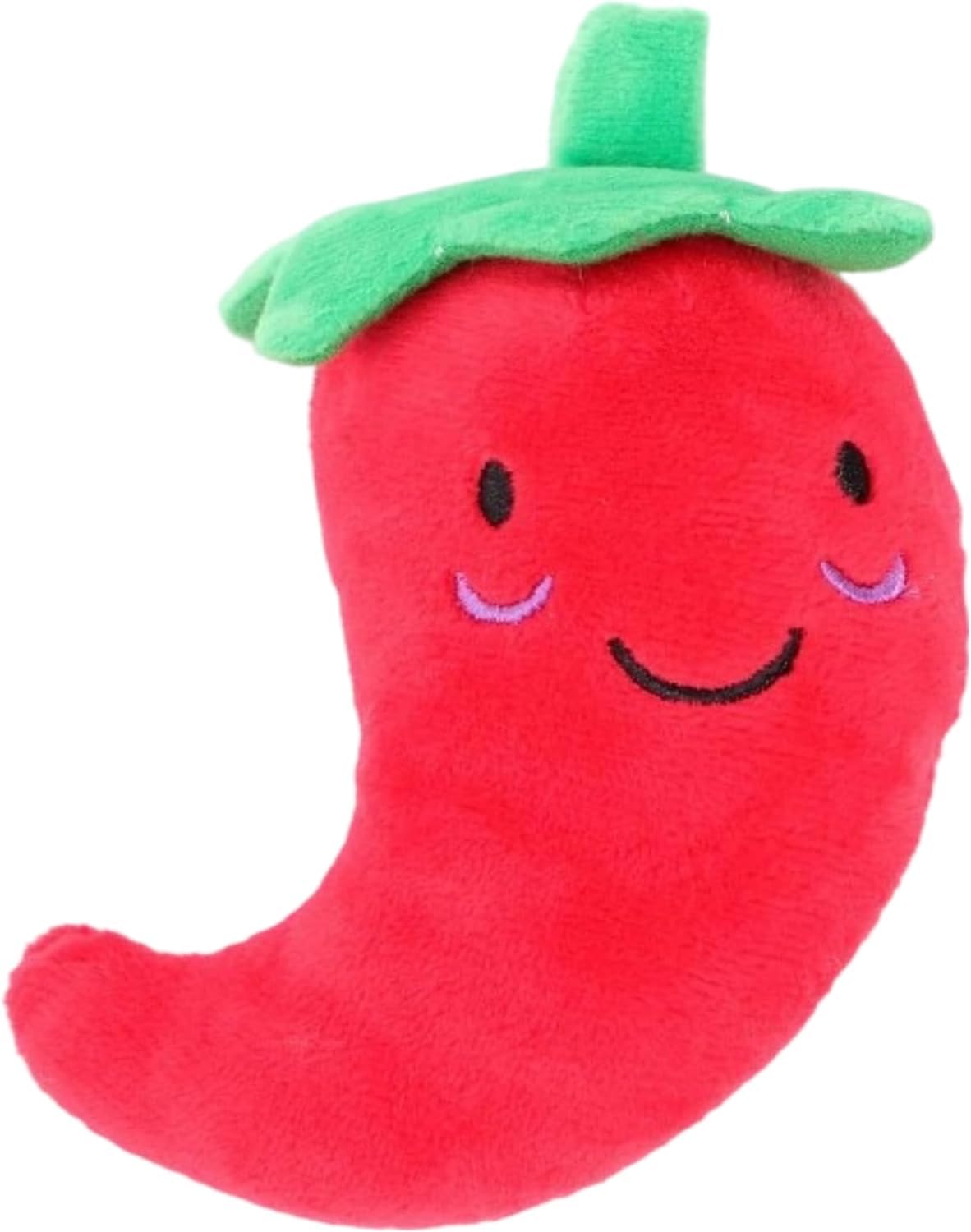 Red Squeaky Plush Dog Toys R45449