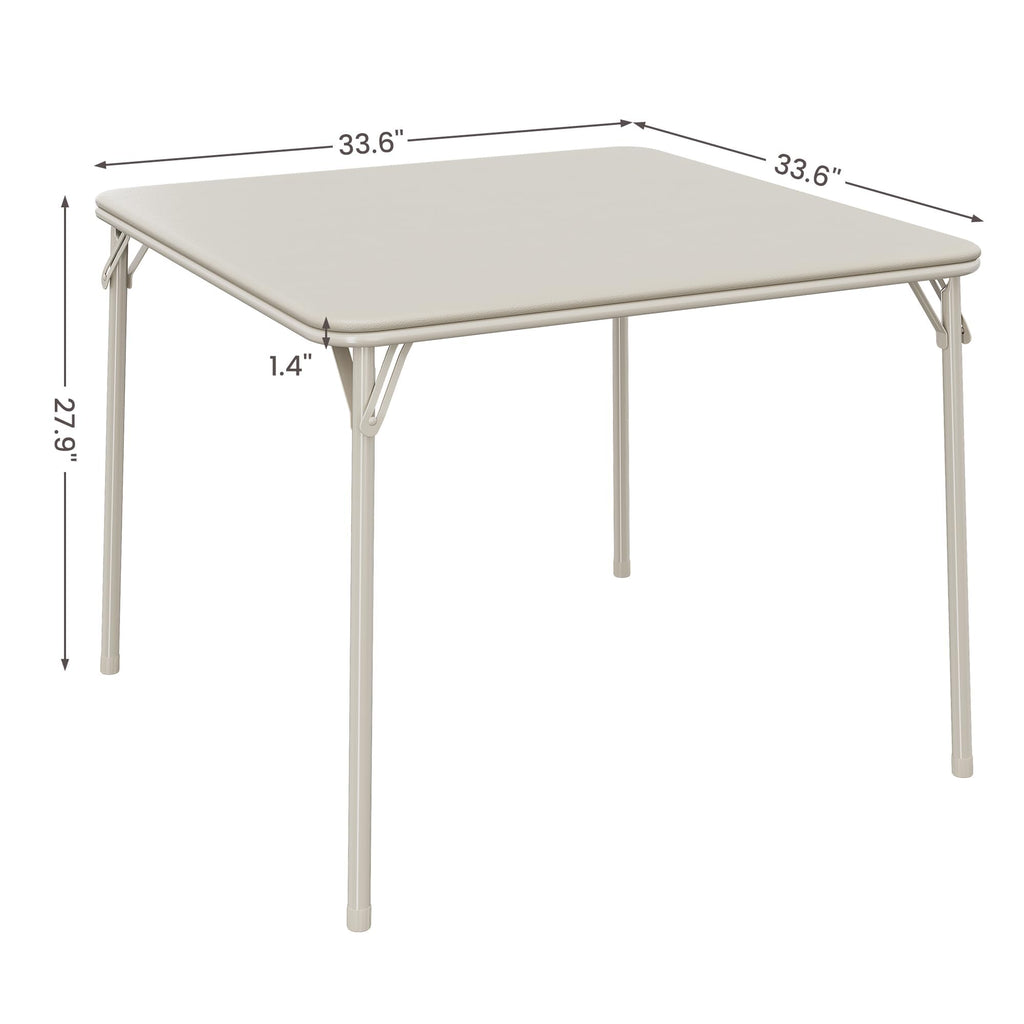 Beige Folding Card Table I96940