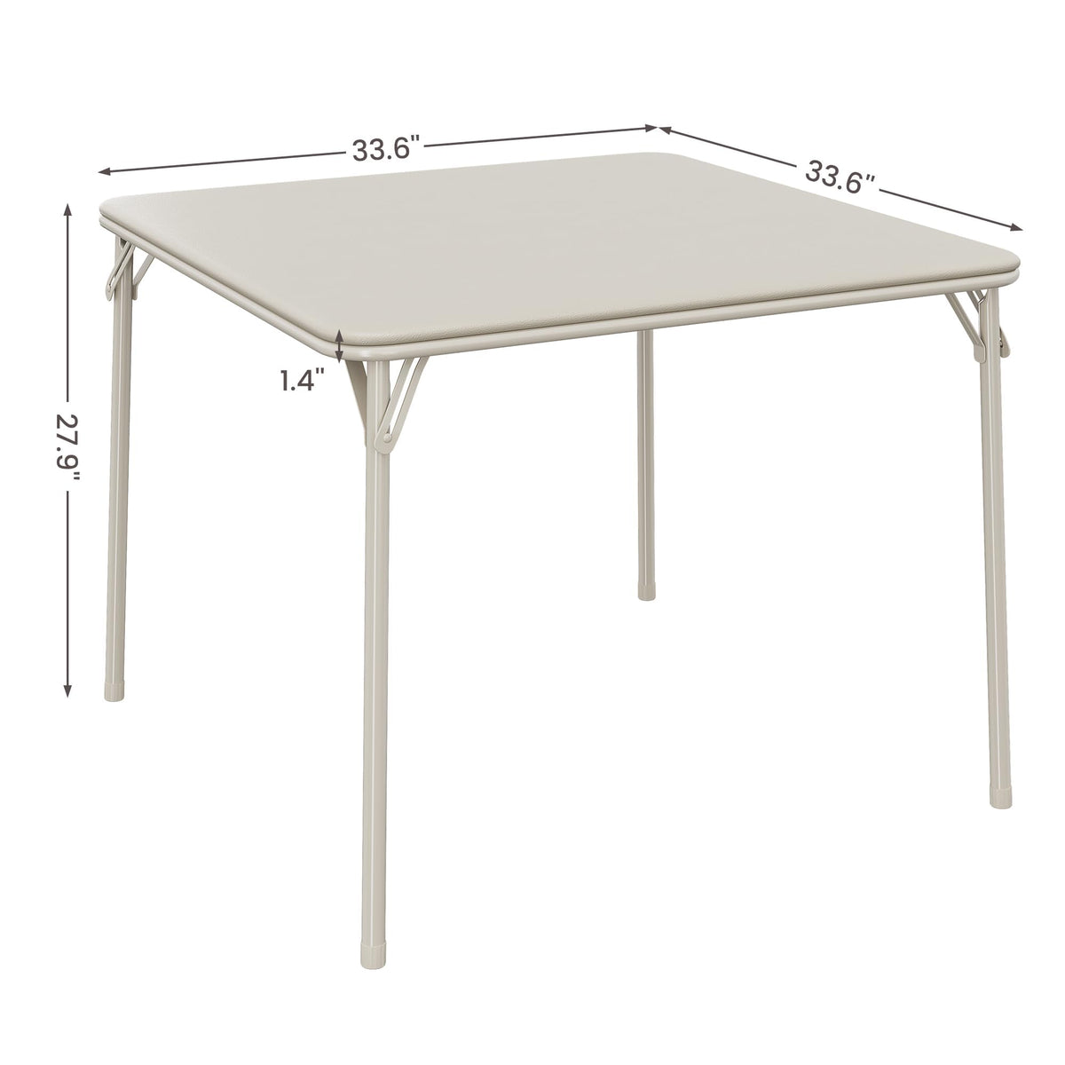 Beige Folding Card Table I96940