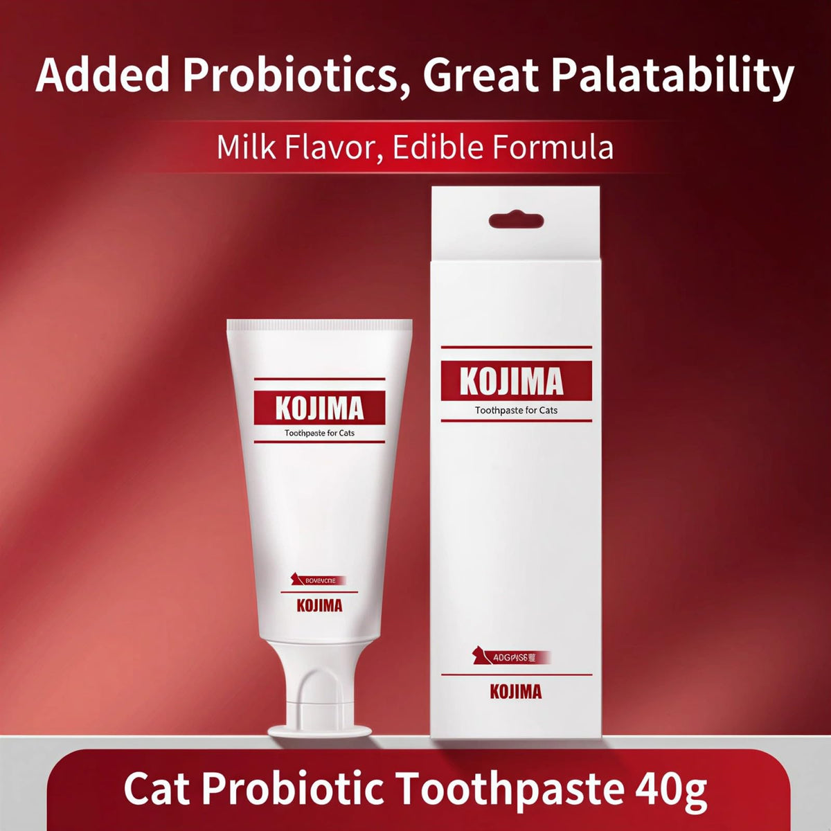 Tuna Flavor Toothpaste 1.35 oz with Toothbrush & Finger Brush T520