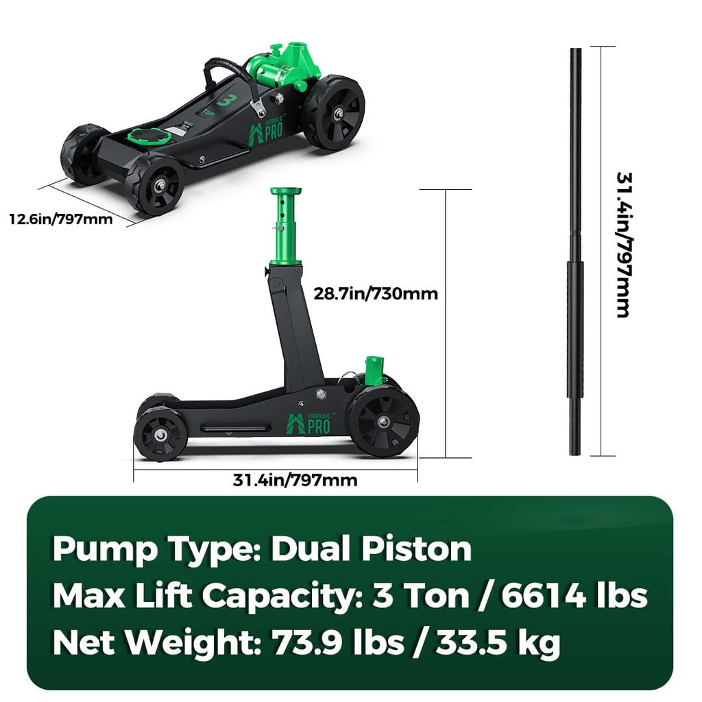 3 Ton Aluminum Off-Road Floor Jack M53418