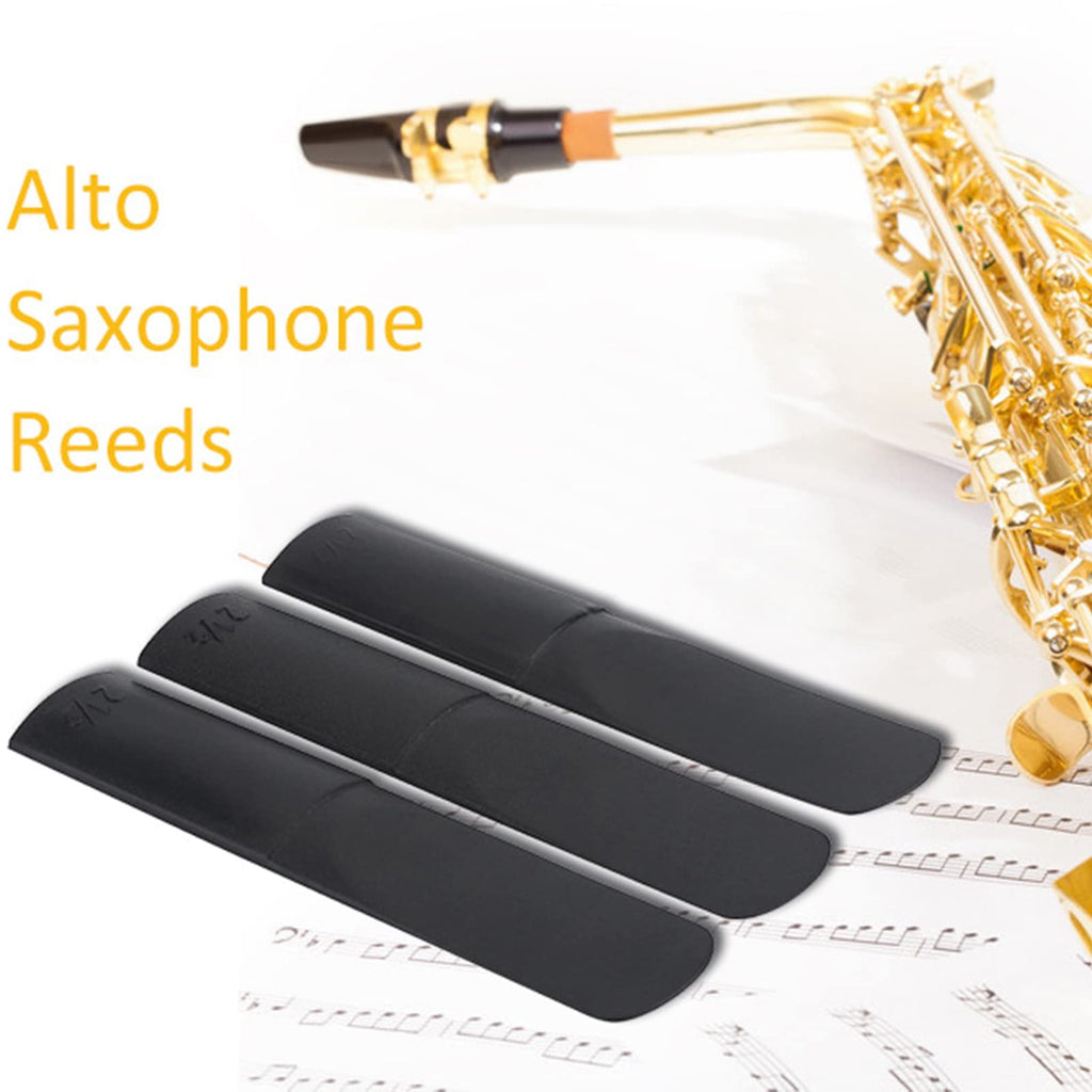 Alto Saxophone Reeds 3PCS Plastic Strength 2.5 V50224