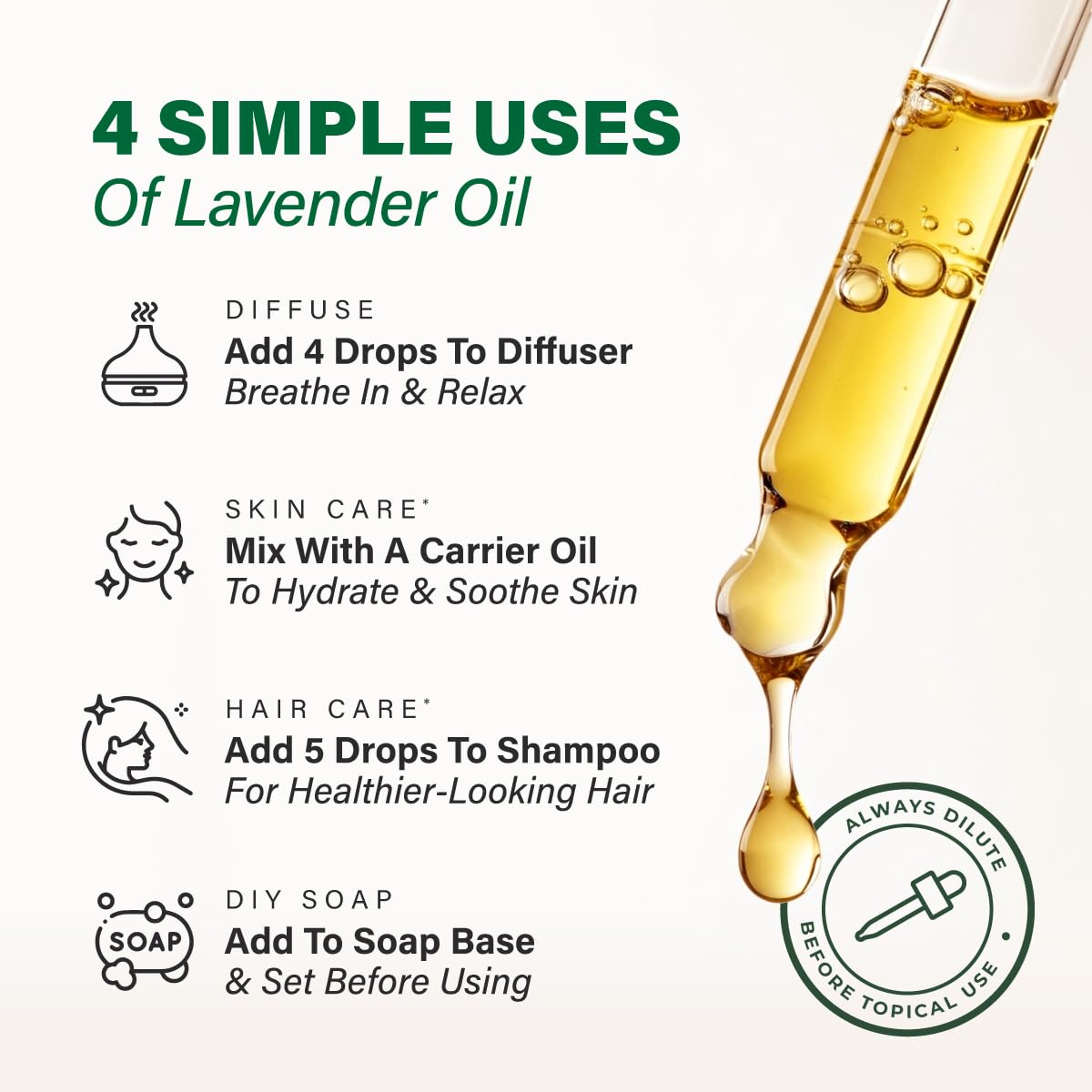Lavender Essential Oils 4 Fl Oz Pack of 2 C9862