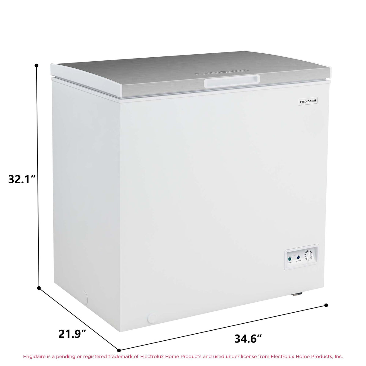 7 Cu. Ft. Chest Freezer with Removable Wire Basket L827958