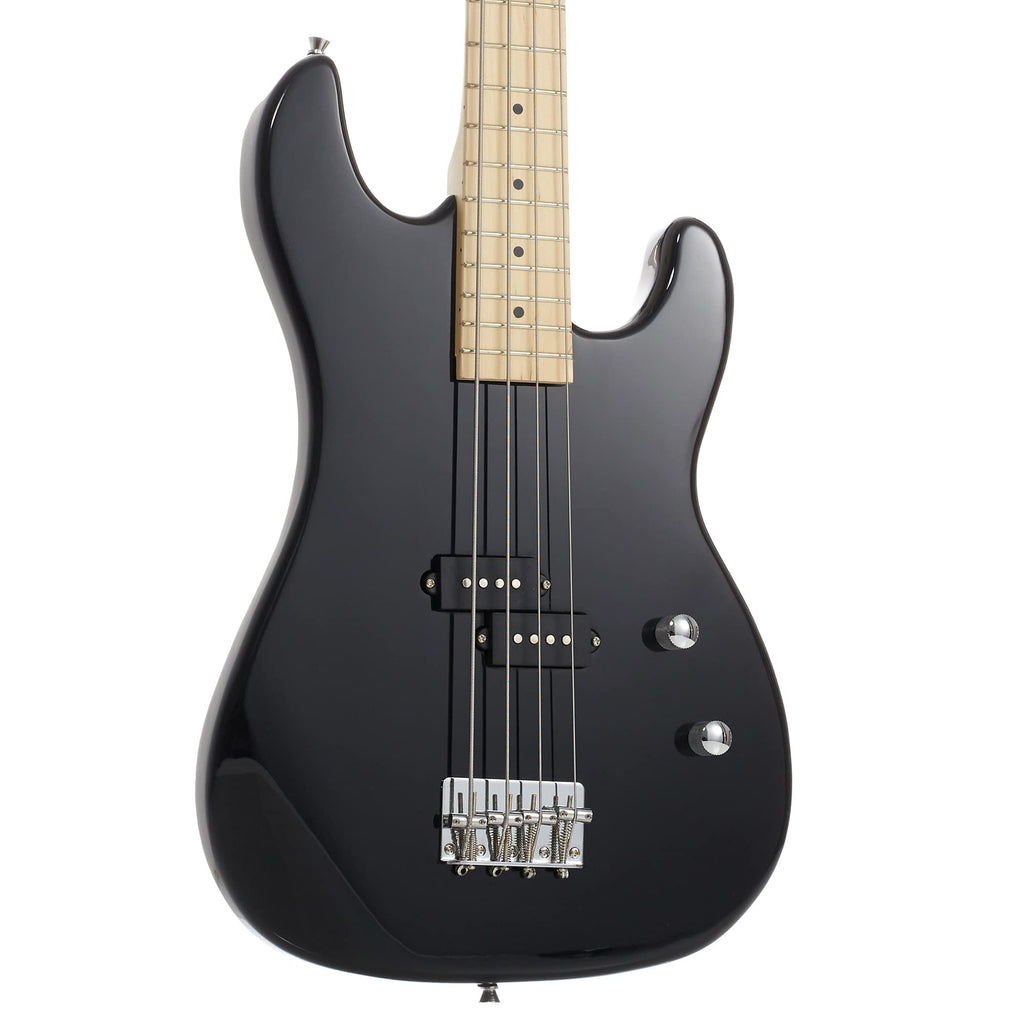 Full Size 4 String Right Handed Electric Bass Guitar with 15-Watt Amp O917