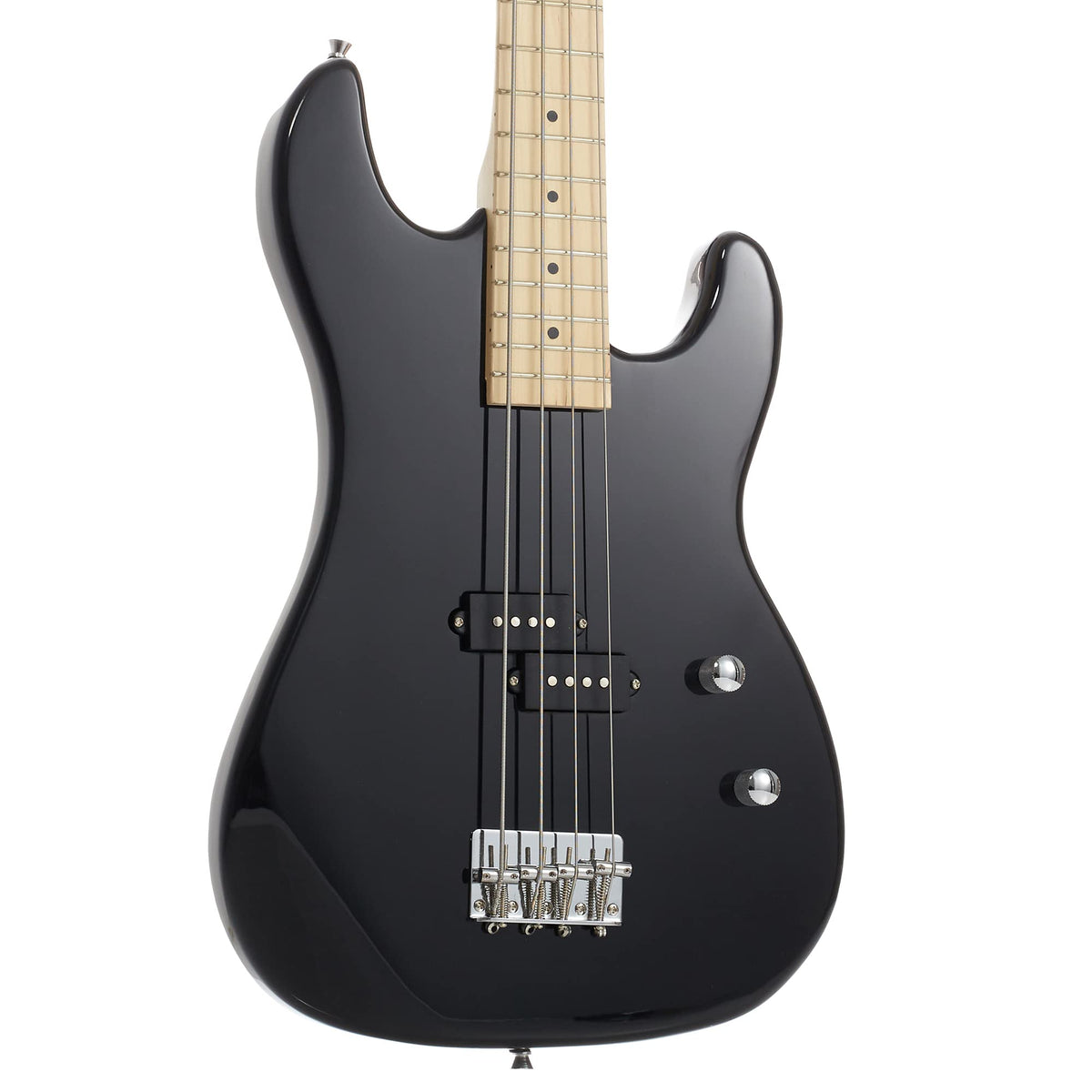 Full Size 4 String Right Handed Electric Bass Guitar with 15-Watt Amp O917