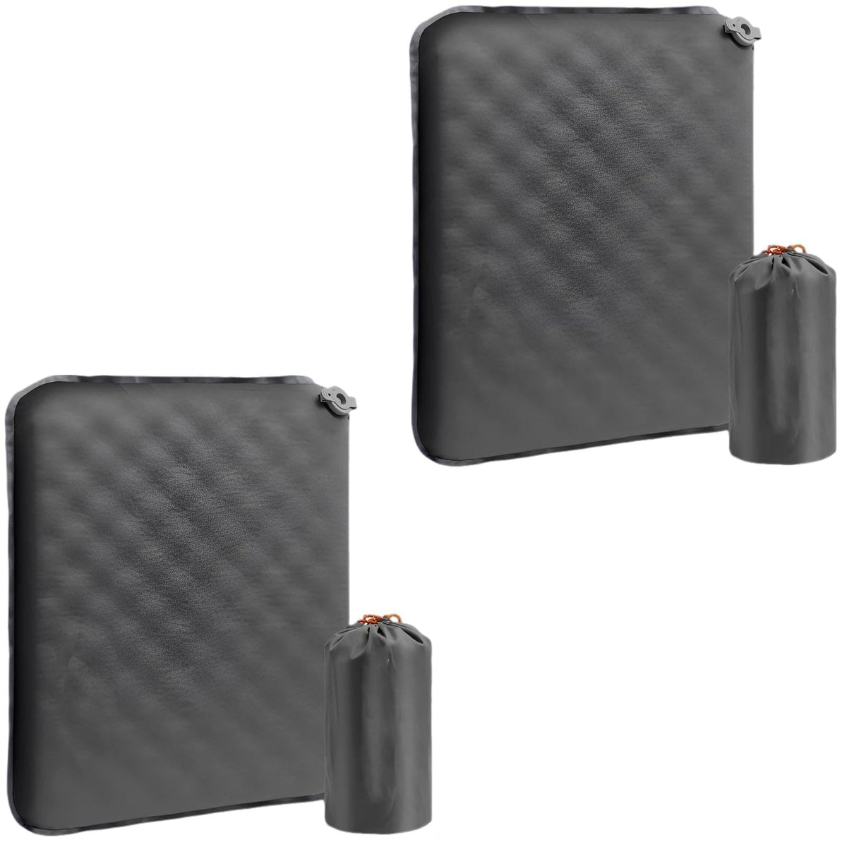2 Pcs Inflatable Seat Cushion, Lightweight Nylon TPU, 16.9 x 13 in T102