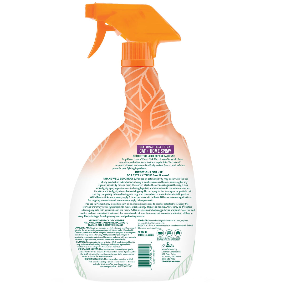 Natural Flea Spray 32oz J7598