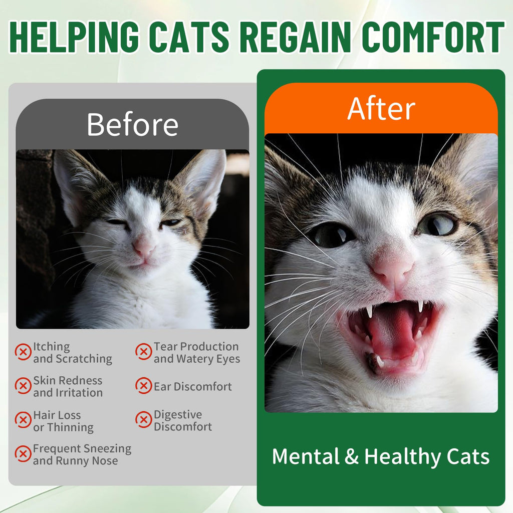Cat Allergy & Hairball Relief Drops 60ml D4417