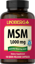 MSM Supplement 1000mg 150 Powder Capsules N91796