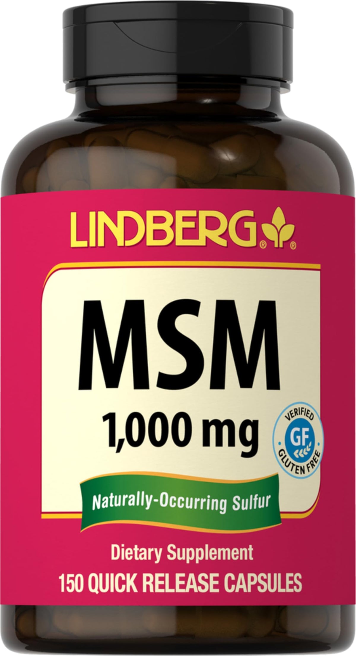 MSM Supplement 1000mg 150 Powder Capsules N91796