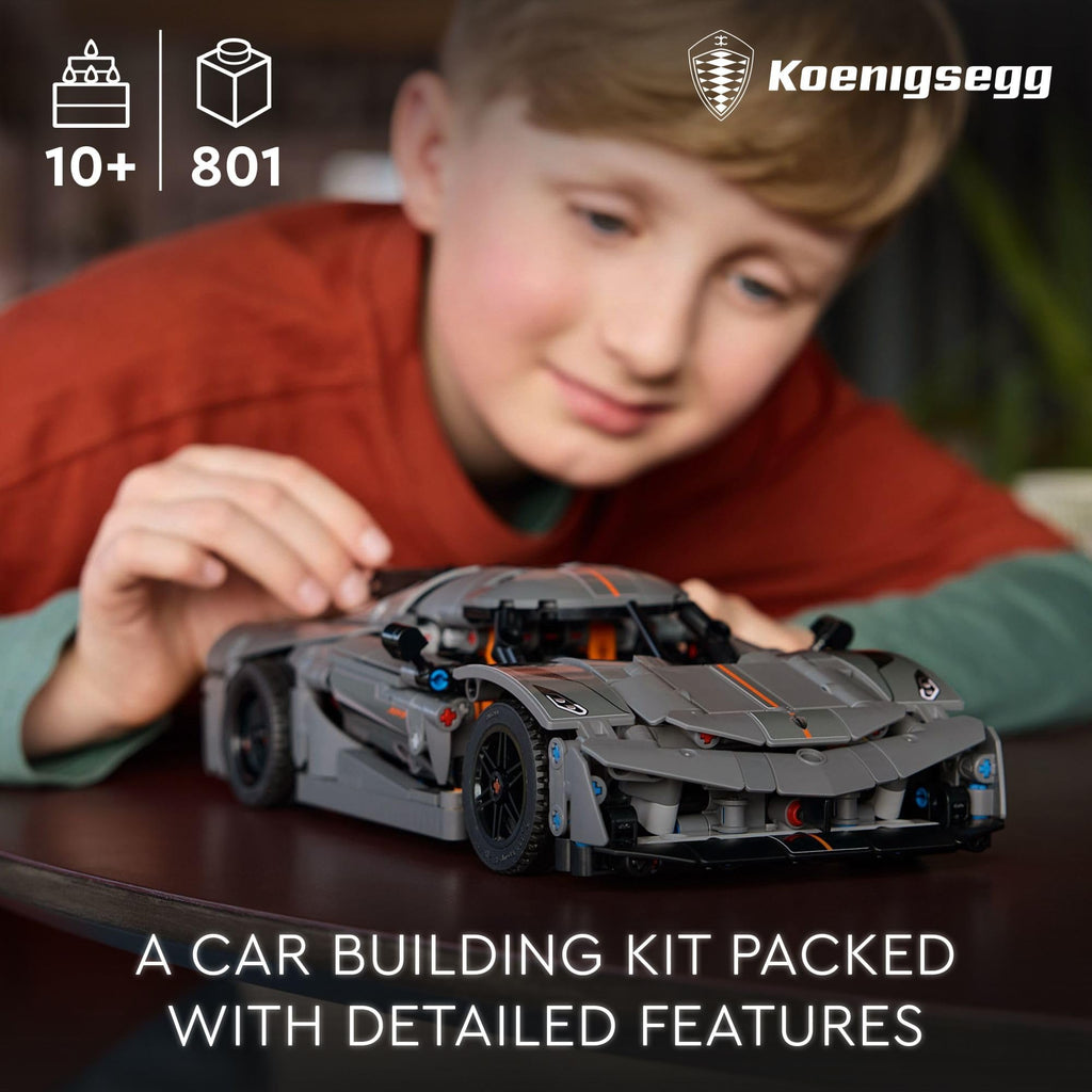Grey Hypercar Building Set N921