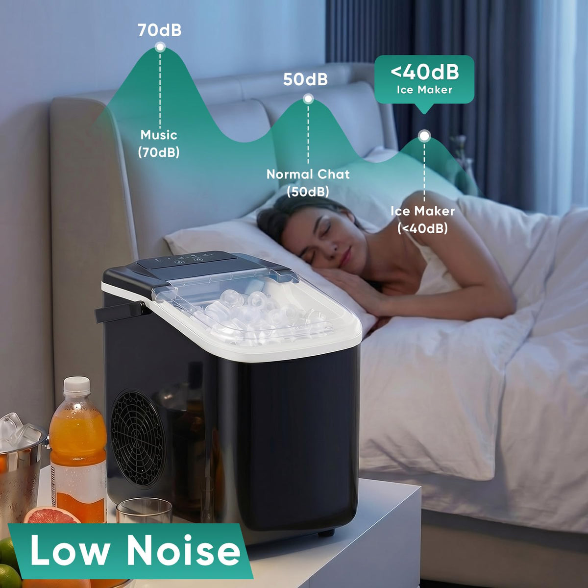 Countertop Ice Maker with Self-Cleaning Z7657