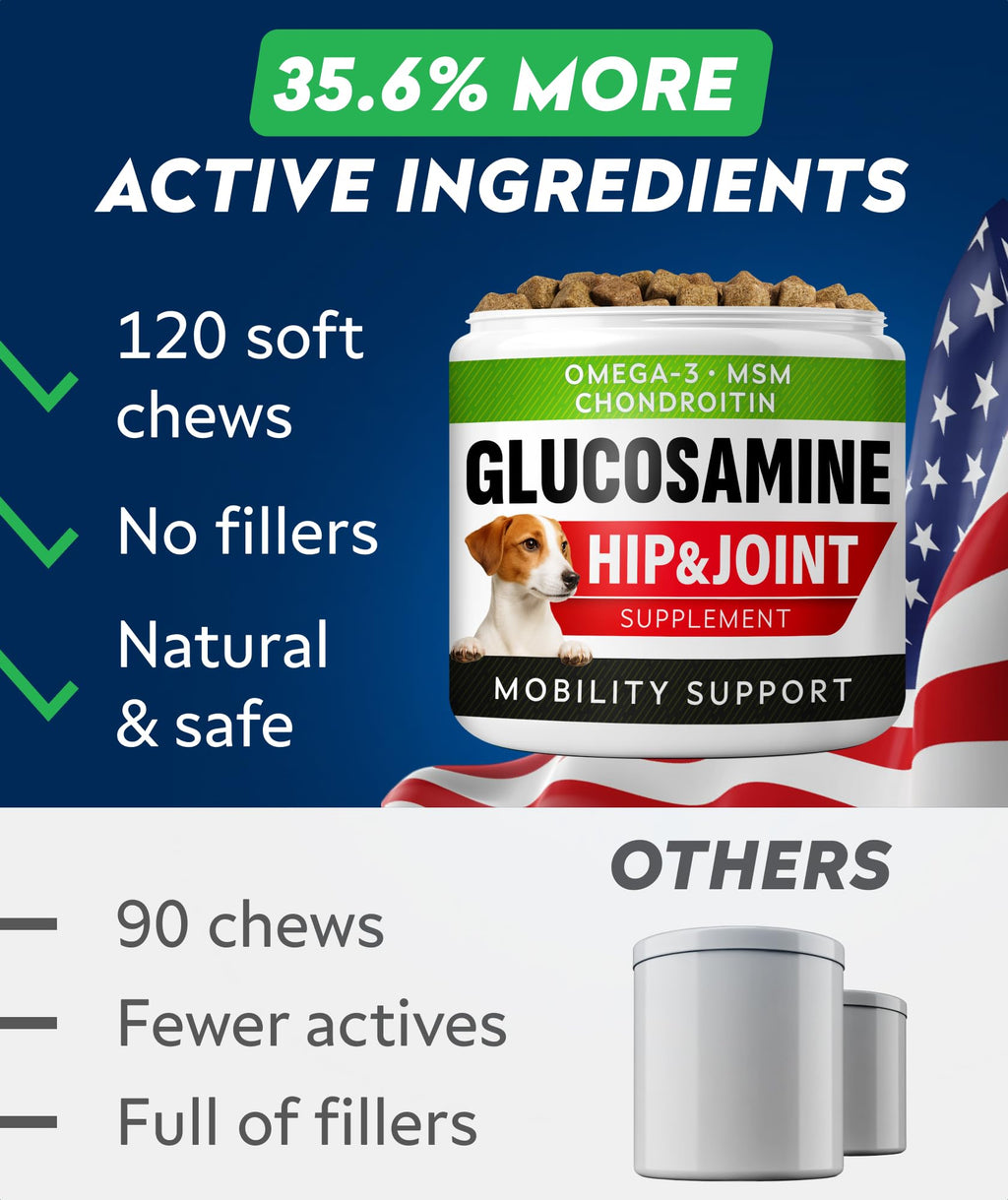 Glucosamine Chondroitin MSM Hip Joint Supplement Chews Z838