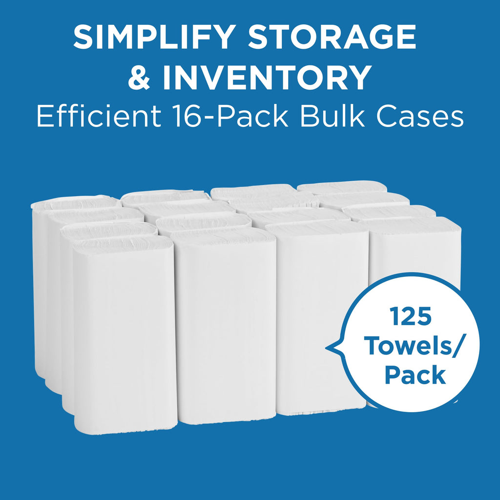 White 2-Ply Multifold Paper Towels D88775