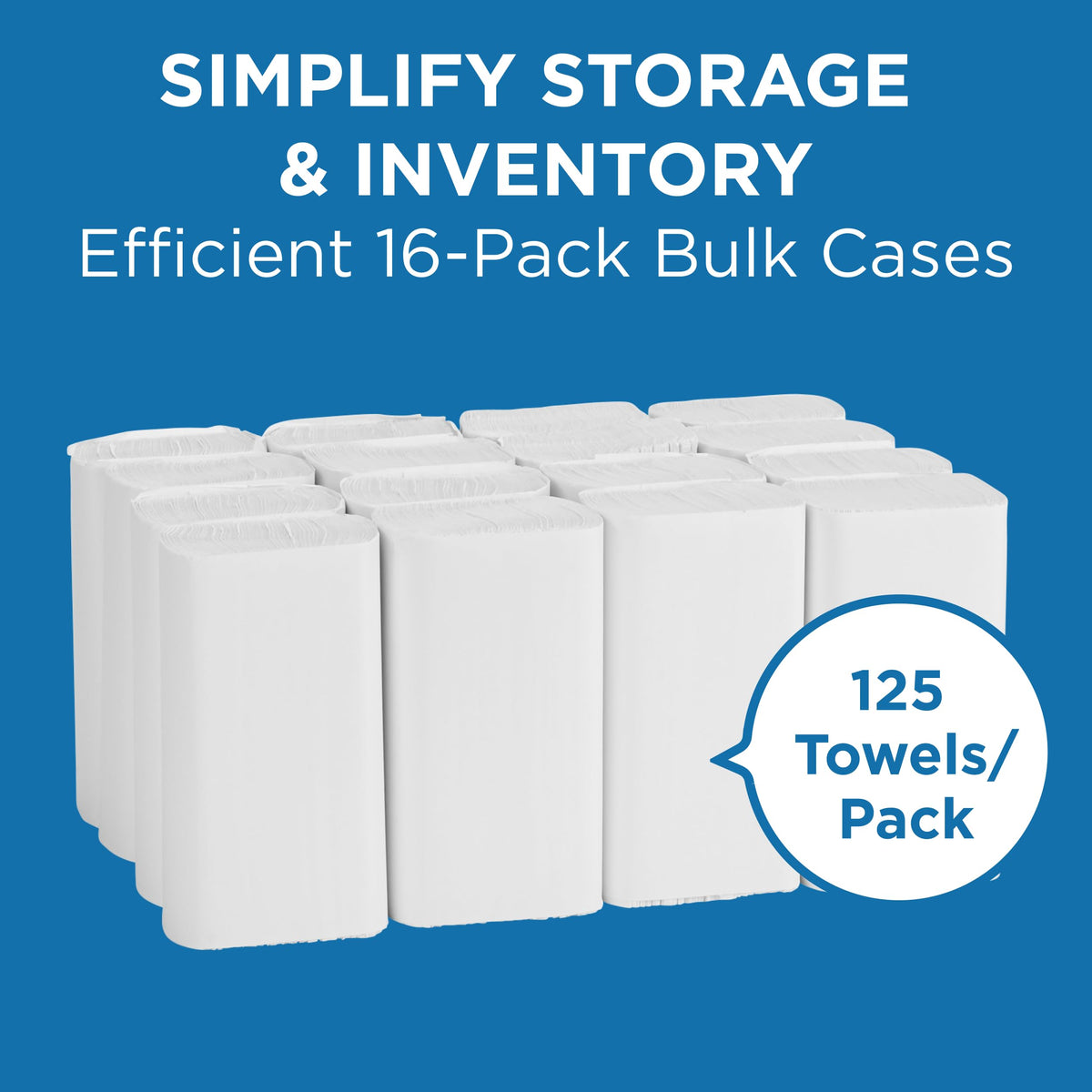 White 2-Ply Multifold Paper Towels D88775