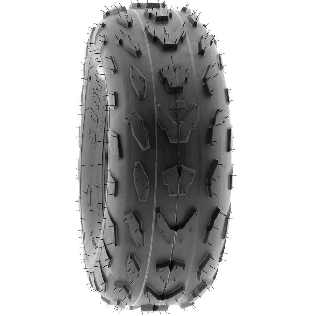 18x7-7 Directional Knobby Tread Tubeless ATV Tires Set of 4 G281026