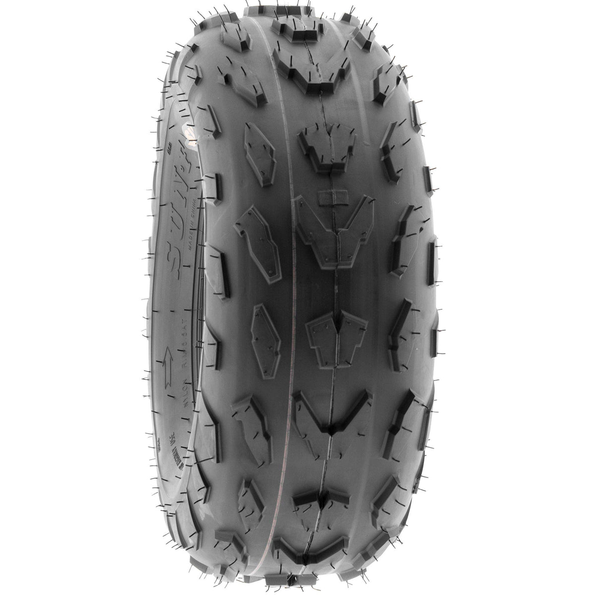 18x7-7 Directional Knobby Tread Tubeless ATV Tires Set of 4 G281026