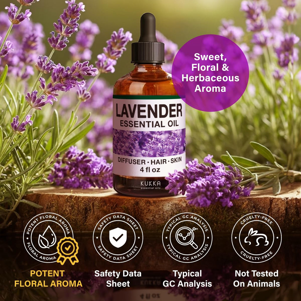Lavender Essential Oils 4 Fl Oz Pack of 2 C9862