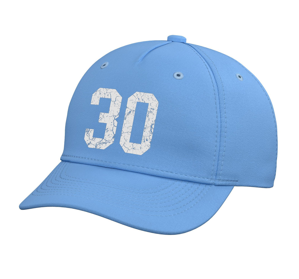 Distressed White Adjustable Baseball Hat O48981